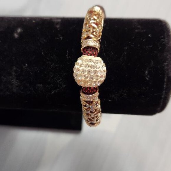 Shambella crystal disco ball stardust necklace and bracelet set - Picture 3 of 3